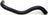 Gates 21792 Radiator Coolant Hose - Lower, Lower - Engine To Radiator or Lower - Radiator To Thermostat