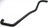 Gates 22217 Radiator Coolant Hose - Lower - Reservoir To Radiator or Lower - Reservoir To Tee