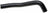 Gates 23161 Radiator Coolant Hose - Lower - Tee To Water Pump or Lower - Tee-1 To Water Pump