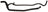Gates 23808 Radiator Coolant Hose - Radiator To Reservoir or Reservoir To Radiator