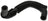 Gates 24571 Radiator Coolant Hose - Lower - Pipe To Engine