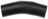 Gates 24807 Radiator Coolant Hose - Upper - Tee To Radiator