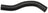 Gates 24809 Radiator Coolant Hose - Upper - Engine To Tee or Upper - Tee To Engine