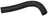 Gates 24876 Radiator Coolant Hose - Lower - Radiator To Pipe or Lower - Tee To Radiator
