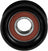 Gates 36375 Accessory Drive Belt Idler Pulley - Smooth Pulley or Upper