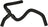 Gates 51571 Radiator Coolant Hose - Pipe To Pipe (Inlet)