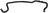 Gates 52033 HVAC Heater Hose - Lower