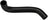 Gates 52055 Radiator Coolant Hose - Upper - Pipe To Radiator
