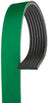 Gates K070733HD Serpentine Belt - Fan or  Alternator and Air Conditioning