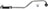 Gates TL139 Turbocharger Coolant Line - Return