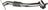 Gates TL221 Turbocharger Oil Return Line - Left