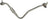 Gates TL244 Turbocharger Coolant Line - Return (Left)