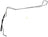 Gates 366148 Power Steering Return Line Hose Assembly - Cooler Tube