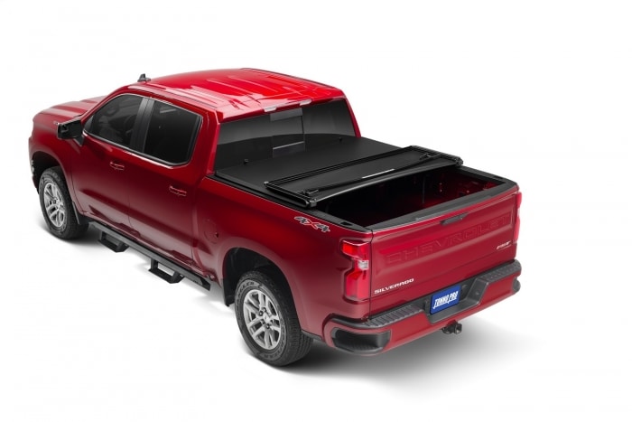 Soft tri-fold tonneau covers