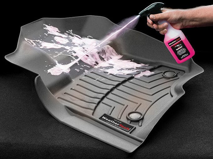 Weathertech foor mats cleaner product