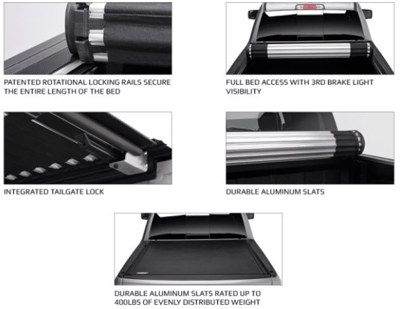 Construction of Bak Revolver X4 cover and Bak Revolver X2 tonneau cover