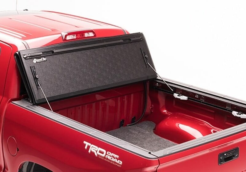 Photo of BAKFlip MX4 Tonneau Cover with cover fully open