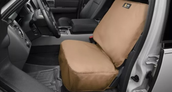 seat protector for the front seat, the perfect accessory for drivers that want to preserve vehicle interior