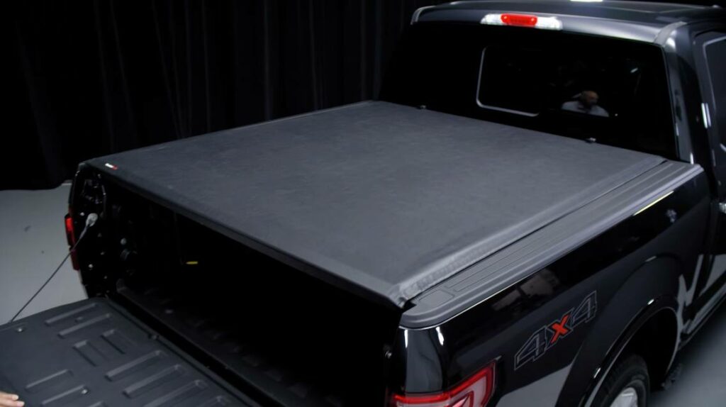 WeatherTech Roll-Up tonneau cover installed