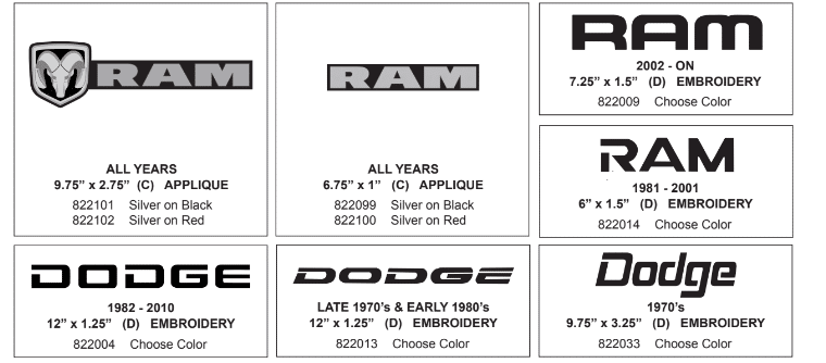 Dodge/Ram logos
