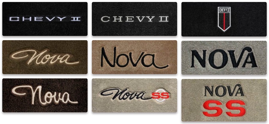 Custom printing for Nova floor mats