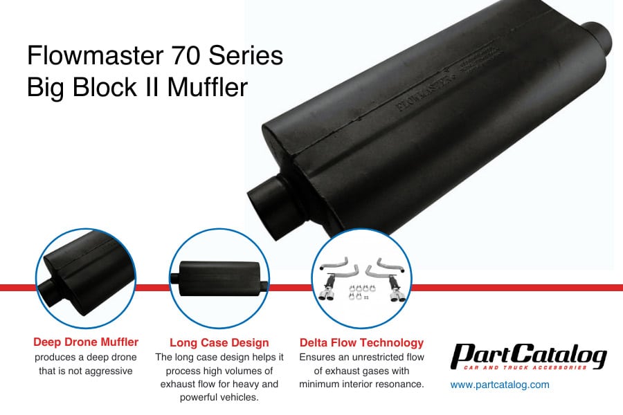 Flowmaster 70 Series Big Block II Muffler